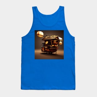 Steampunk Tokyo Ramen Cart Tank Top